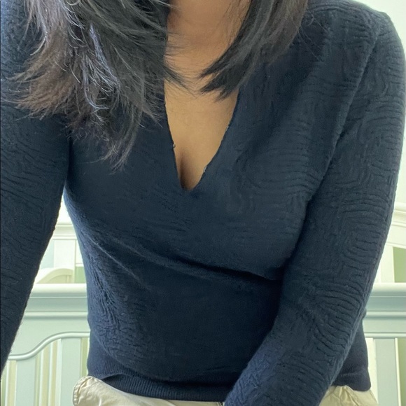 Marlowe Cashmere/Silk Pull Over Cardigan - Picture 12 of 12